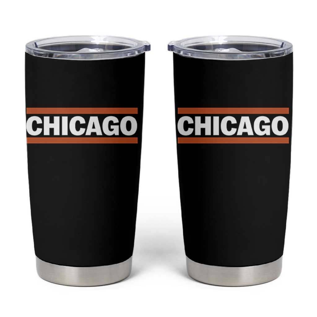 Chicago Tumbler Cup Classic Retro City Illinois IL Lake Michigan Midwest Pride - Wonder Print Shop