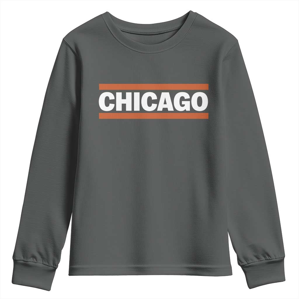 Chicago Youth Sweatshirt Classic Retro City Illinois IL Lake Michigan Midwest Pride - Wonder Print Shop