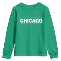 Chicago Youth Sweatshirt Classic Retro City Illinois IL Lake Michigan Midwest Pride - Wonder Print Shop