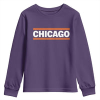 Chicago Youth Sweatshirt Classic Retro City Illinois IL Lake Michigan Midwest Pride - Wonder Print Shop