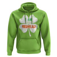 Funny Irish St Patrick's Day I Am The Redhead Hoodie Vintage Clover Shamrock