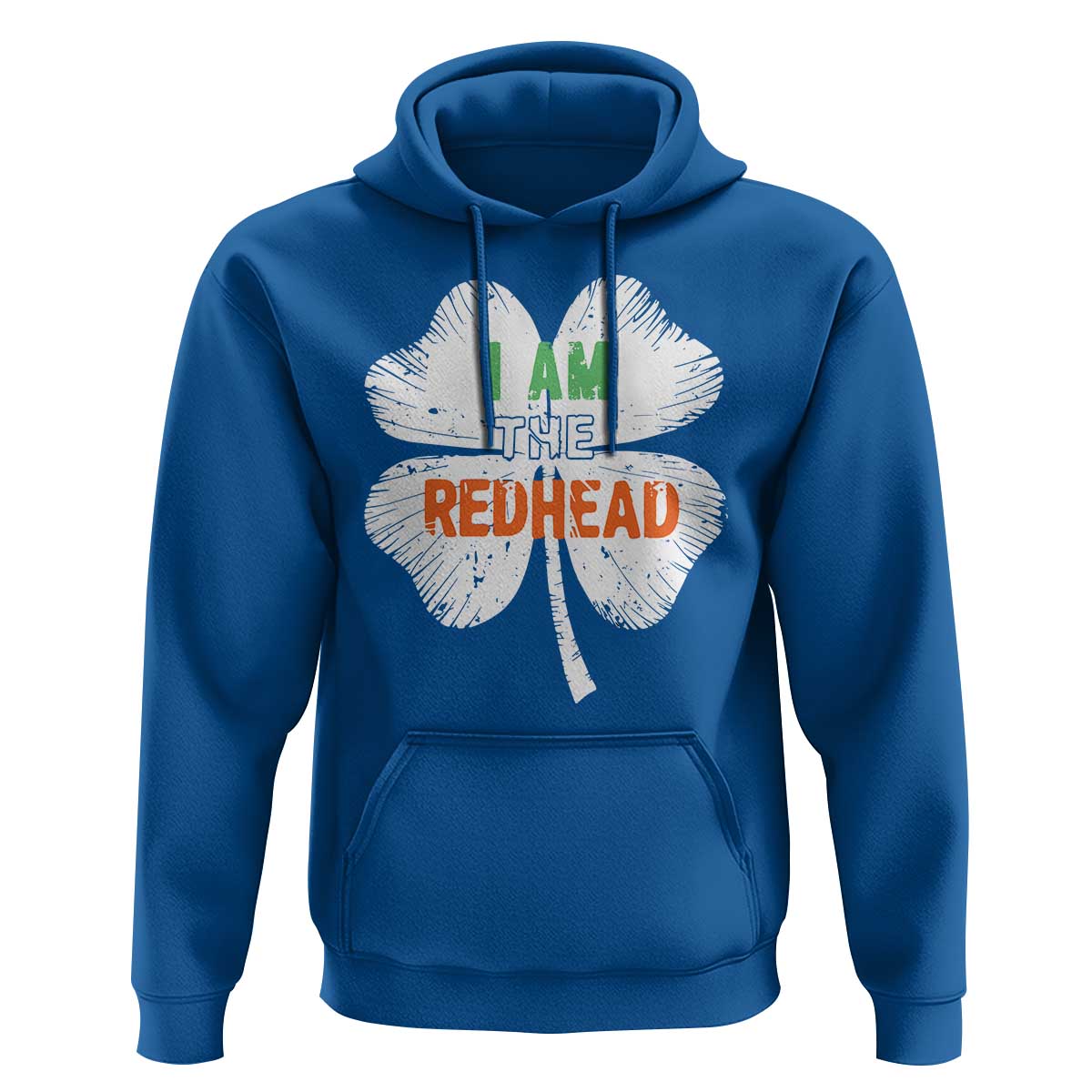 Funny Irish St Patrick's Day I Am The Redhead Hoodie Vintage Clover Shamrock