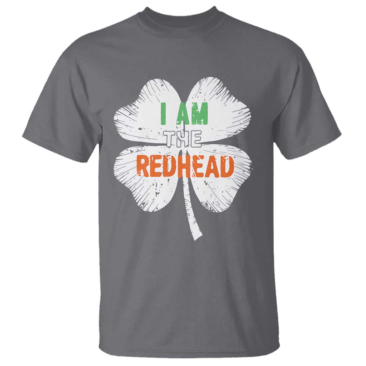 Funny Irish St Patrick's Day I Am The Redhead T Shirt Vintage Clover Shamrock