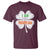 Funny Irish St Patrick's Day I Am The Redhead T Shirt Vintage Clover Shamrock