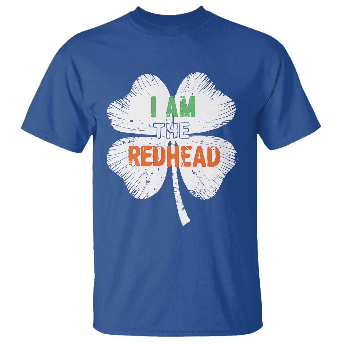 Funny Irish St Patrick's Day I Am The Redhead T Shirt Vintage Clover Shamrock