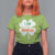 Funny Irish St Patrick's Day I Am The Redhead T Shirt For Women Vintage Clover Shamrock