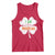 Funny Irish St Patrick's Day I Am The Redhead Tank Top Vintage Clover Shamrock