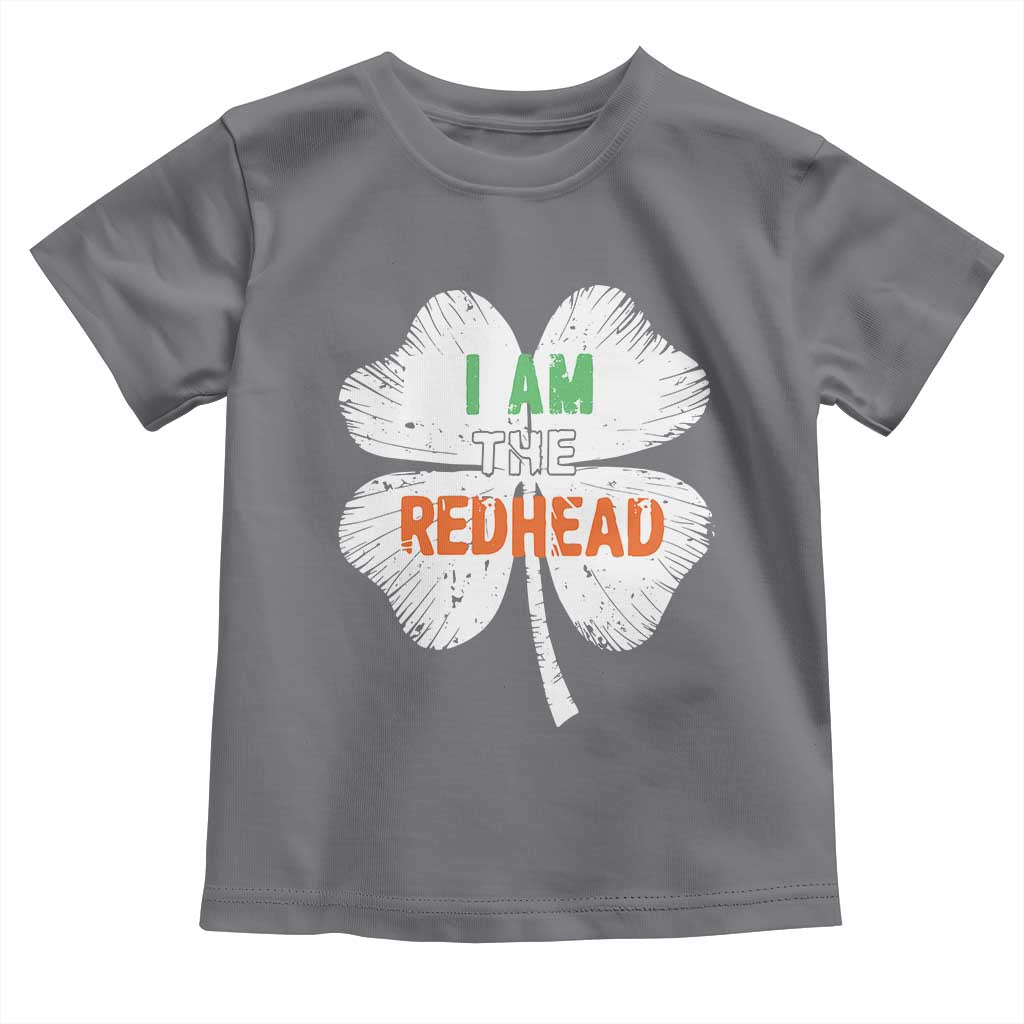 Funny Irish St Patrick's Day I Am The Redhead Toddler T Shirt Vintage Clover Shamrock