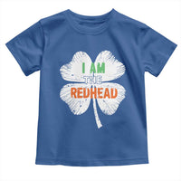 Funny Irish St Patrick's Day I Am The Redhead Toddler T Shirt Vintage Clover Shamrock