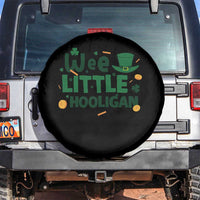 Funny St Patrick's Day Wee Little Hooligan Spare Tire Cover Shamrock