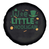 Funny St Patrick's Day Wee Little Hooligan Spare Tire Cover Shamrock