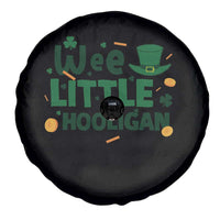 Funny St Patrick's Day Wee Little Hooligan Spare Tire Cover Shamrock