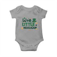 Funny St Patrick's Day Wee Little Hooligan Baby Onesie Shamrock