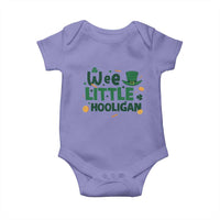 Funny St Patrick's Day Wee Little Hooligan Baby Onesie Shamrock