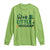 Funny St Patrick's Day Wee Little Hooligan Long Sleeve Shirt Shamrock