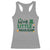 Funny St Patrick's Day Wee Little Hooligan Racerback Tank Top Shamrock