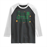Funny St Patrick's Day Wee Little Hooligan Raglan Shirt Shamrock
