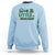 Funny St Patrick's Day Wee Little Hooligan Sweatshirt Shamrock