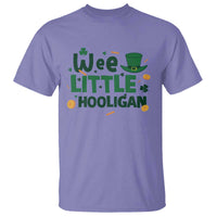 Funny St Patrick's Day Wee Little Hooligan T Shirt Shamrock