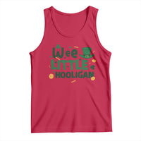 Funny St Patrick's Day Wee Little Hooligan Tank Top Shamrock