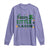 Funny St Patrick's Day Sassy Little Lassie Long Sleeve Shirt Shamrock