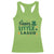 Funny St Patrick's Day Sassy Little Lassie Racerback Tank Top Shamrock