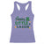 Funny St Patrick's Day Sassy Little Lassie Racerback Tank Top Shamrock
