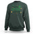 Funny St Patrick's Day Sassy Little Lassie Sweatshirt Shamrock