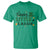 Funny St Patrick's Day Sassy Little Lassie T Shirt Shamrock
