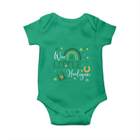 Funny Wee Little Hooligan Baby Onesie St Patrick's Day Shamrock Rainbow