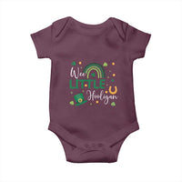 Funny Wee Little Hooligan Baby Onesie St Patrick's Day Shamrock Rainbow