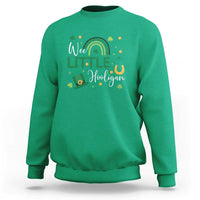 Funny Wee Little Hooligan Sweatshirt St Patrick's Day Shamrock Rainbow