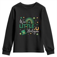 Funny Wee Little Hooligan Youth Sweatshirt St Patrick's Day Shamrock Rainbow