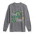 Funny Sassy Little Lassie Long Sleeve Shirt St Patrick's Day Shamrock Rainbow