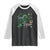 Funny Sassy Little Lassie Raglan Shirt St Patrick's Day Shamrock Rainbow