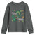 Funny Sassy Little Lassie Youth Sweatshirt St Patrick's Day Shamrock Rainbow