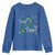Funny Sassy Little Lassie Youth Sweatshirt St Patrick's Day Shamrock Rainbow