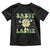 Funny St Patrick's Day Sassy Little Lassie Toddler T Shirt Retro Groovy Clover