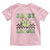 Funny St Patrick's Day Sassy Little Lassie Toddler T Shirt Retro Groovy Clover