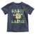 Funny St Patrick's Day Sassy Little Lassie Toddler T Shirt Retro Groovy Clover