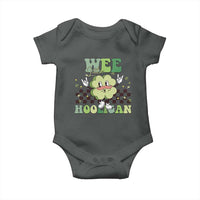Funny St Patrick's Day Wee Little Hooligan Baby Onesie Retro Groovy Clover