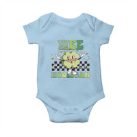 Funny St Patrick's Day Wee Little Hooligan Baby Onesie Retro Groovy Clover
