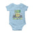 Funny St Patrick's Day Wee Little Hooligan Baby Onesie Retro Groovy Clover