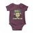 Funny St Patrick's Day Wee Little Hooligan Baby Onesie Retro Groovy Clover