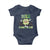 Funny St Patrick's Day Wee Little Hooligan Baby Onesie Retro Groovy Clover