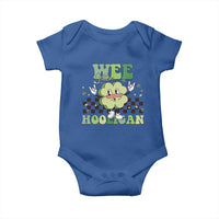 Funny St Patrick's Day Wee Little Hooligan Baby Onesie Retro Groovy Clover
