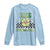 Funny St Patrick's Day Wee Little Hooligan Long Sleeve Shirt Retro Groovy Clover