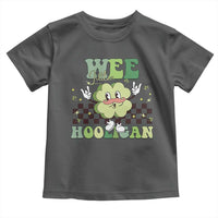 Funny St Patrick's Day Wee Little Hooligan Toddler T Shirt Retro Groovy Clover