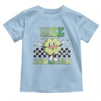 Funny St Patrick's Day Wee Little Hooligan Toddler T Shirt Retro Groovy Clover