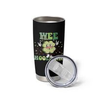 Funny St Patrick's Day Wee Little Hooligan Tumbler Cup Retro Groovy Clover